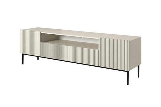 TV-Schrank 200 cm , 150 cm - NICOLE - Modernes Design mit Balance zwischen Stil und Leistung. - Milaros Markt