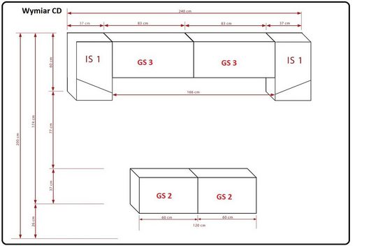 Wohnwand Weiß Hochglanz S3 Diablo - Modernes Design für Ihr Wohnzimmer. - Milaros Markt