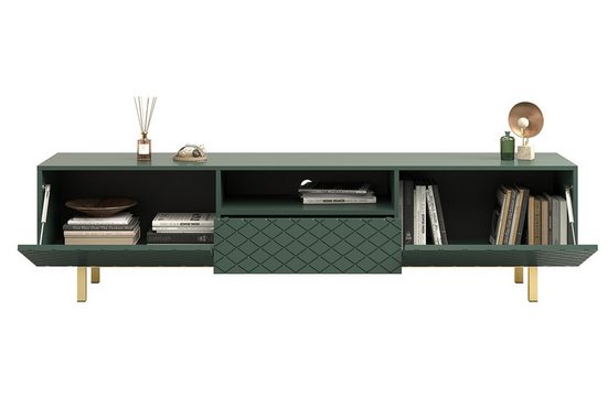 TV-Schrank 190 cm - SCALIA - Bewahren und organisieren Sie Ihre Unterhaltung ganz einfach. - Milaros Markt