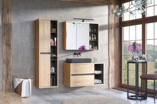 Waschbeckenschrank - Devon - Praktische und effiziente Aufbewahrung. - Milaros Markt