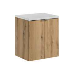 Badmöbel-Set BM238 - Nova Oak N - Coast Evoke Oak / Weiß Matt