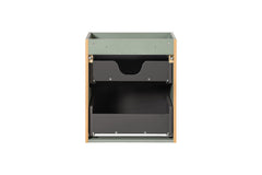 Waschbeckenunterschrank BM94 - Line Reed Green L - Schilfgrün /Coast Evoke Eiche