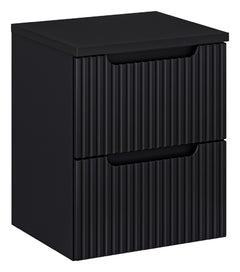 Waschbeckenunterschrank BM122 -  Nova Black N - Schwarz / Matt
