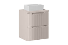 Badmöbel-Set BM163 - Nova Cashmere N - Kaschmir Matt / Coast Evoke Eiche