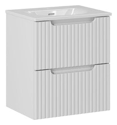 Badmöbel-Set BM112 -  Nova White N  - Weiß / Matt