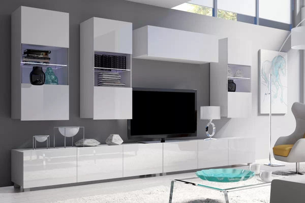 Wohnwand - Celeste - Moderne für elegantes Wohnzimmerdesign. - Milaros Markt