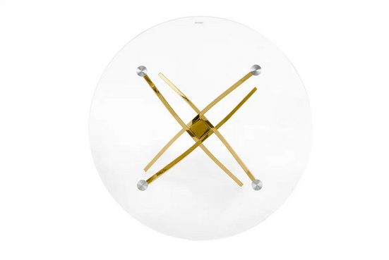 Esstisch - Raymond - Elegantes Design mit Glasoberfläche. - Milaros Markt