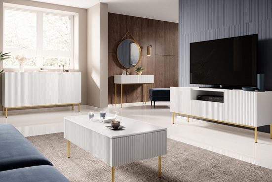 Couchtisch 120 cm - NICOLE - Eine Kombination aus Eleganz und Funktion - Milaros Markt