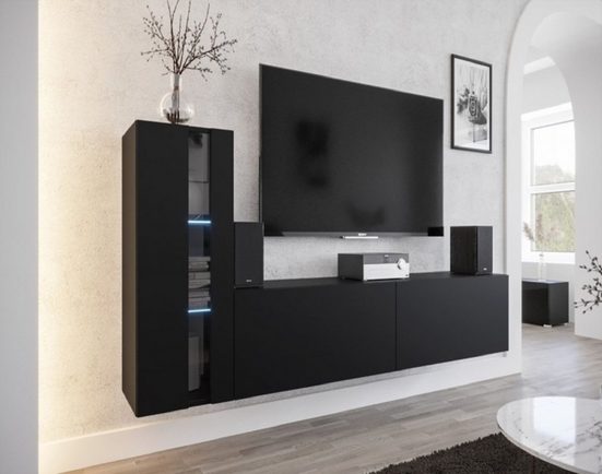 Wohnwand - 2024 Luxus / Premium-Materialien für exklusive Wohnwände. - Milaros Markt