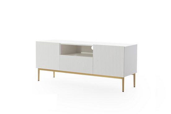 TV-Schrank 200 cm , 150 cm - NICOLE - Modernes Design mit Balance zwischen Stil und Leistung. - Milaros Markt