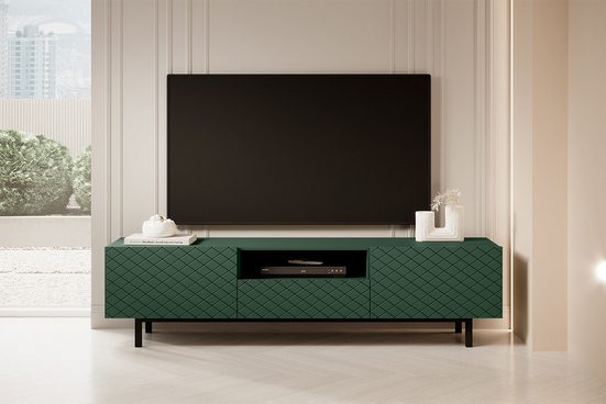 TV-Schrank 190 cm - SCALIA - Bewahren und organisieren Sie Ihre Unterhaltung ganz einfach. - Milaros Markt