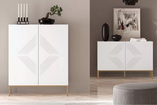 Kommode - Pingli - Herausragende Aufbewahrungslösung im modernen Design. - Milaros Markt