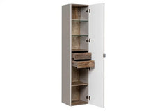Badmöbel-Set - Santa Fe Taupe - Ein Design, das Eleganz und intelligente Organisation vereint. - Milaros Markt