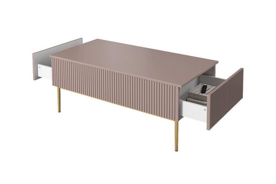 Couchtisch 120 cm - NICOLE - Eine Kombination aus Eleganz und Funktion - Milaros Markt