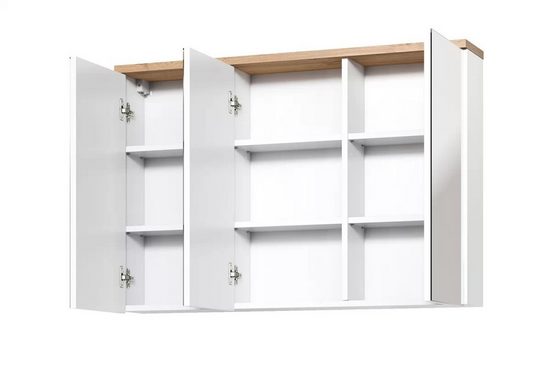 Badezimmerspiegelschrank - Badschrank - Bali White - Elegantes modernes Design. - Milaros Markt