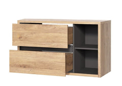 Badmöbel-Set BM16 - Devon D - Shetland Oak / Graphit