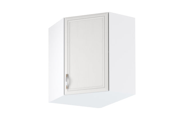 Eckhängeschrank G60N - Sycylia Weiß Creme - Maximale Raumausnutzung in jeder Ecke.