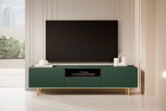 TV-Schrank 190 cm - SCALIA - Bewahren und organisieren Sie Ihre Unterhaltung ganz einfach. - Milaros Markt
