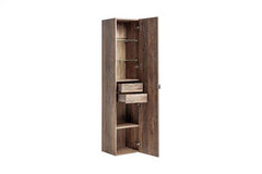 Badmöbel - Einzigartiges und elegantes Design, passend für jedes Badezimmer(Komplett Set, 6-St., Premium - Santa Fe Oak II) - Milaros Markt