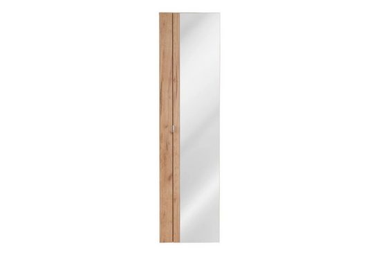 Badezimmer Hochschrank - Capri Oak - Eleganter Stauraum mit Spiegel. - Milaros Markt