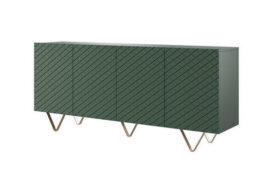 Kommode 190 cm - SCALIA - Ein Schatz für Ihr Zuhause, voller Eleganz und Charme. - Milaros Markt