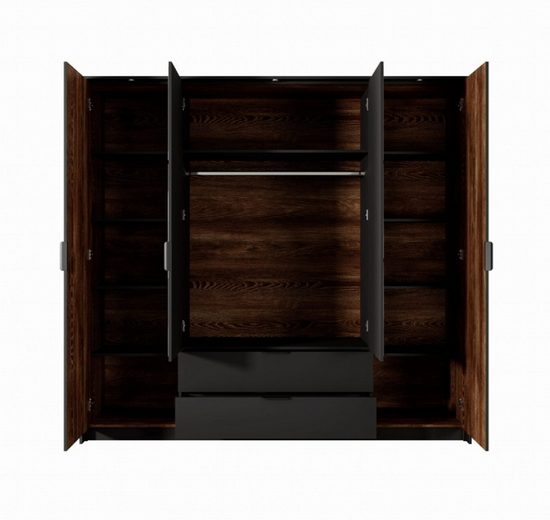 Schlafzimmer-Set - Königlicher Luxus macht Ihr Schlaferlebnis unvergesslich, (Komplett Set, 4-St., Premium - MILTON) - Milaros Markt
