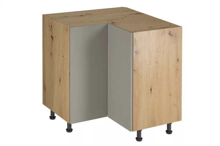 Eckunterschrank D90N - Langen - Beige/Matt