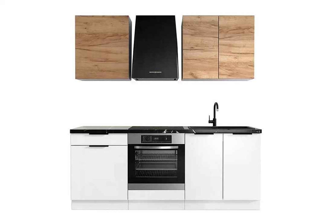 Küchenzeile - Stilvolle Kücheneinrichtung für moderne Haushalte, (Komplett Set), Hochwertig - Modern - Exklusiv. - Milaros Markt