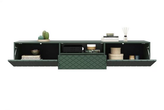 TV-Schrank - SCALIA - Tolles Design für die organisierte Aufbewahrung Ihrer Geräte. - Milaros Markt