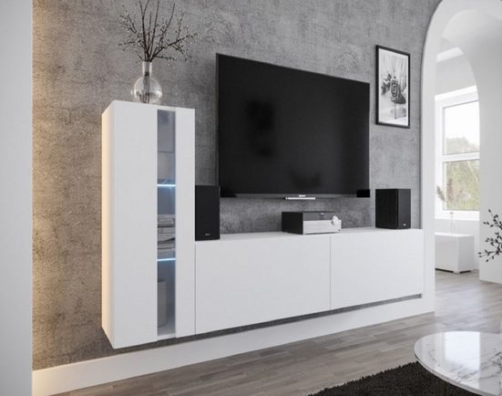 Wohnwand - 2024 Luxus / Premium-Materialien für exklusive Wohnwände. - Milaros Markt