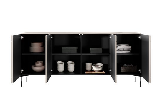 Kommode - SONATIA - Stilvolle Schranklösung für Kleidung und Accessoires. - Milaros Markt