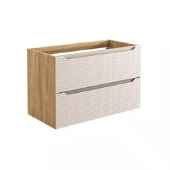 Badmöbel-Set BM142 - Luxor Beige L -Eiche geölt / Beige