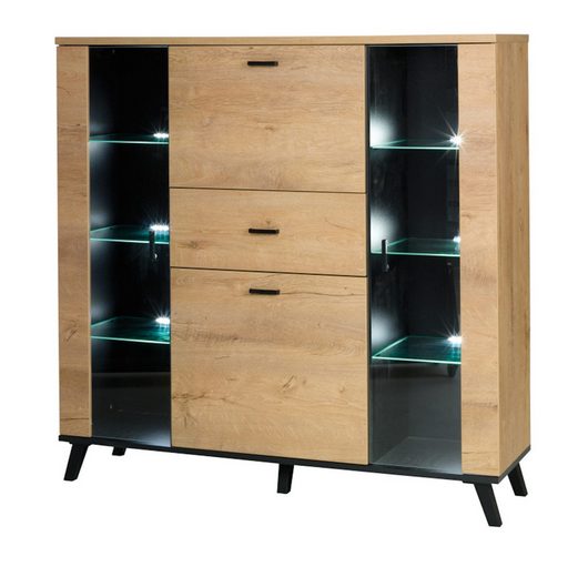 Wohnzimmer-Set - Strahlende Schönheit für Ihr Zuhause VIOLA, (Komplett Set, 5-St., Premium - VIOLA 2) - Milaros Markt