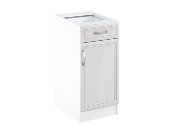 Unterschränke D40S1 - Sycylia Weiß Creme - Mehr Stauraum für Ihre Küche.