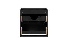 Badmöbel-Set BM127 -  Nova Black N  - Schwarz / Matt