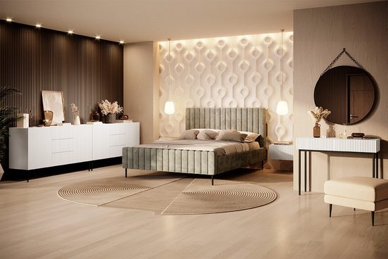 Kommode - NICOLE - Schicke Aufbewahrungslösung mit mehreren Schubladen. - Milaros Markt