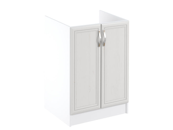 Eleganter Spülenschrank  D60Z - Sycylia Weiß Creme - Der perfekte Platz für Ihr Spülbecken