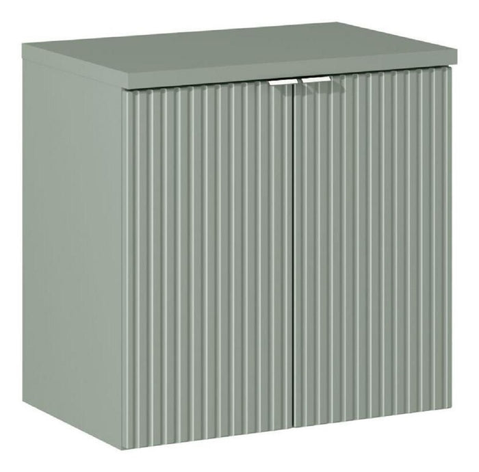 Waschbeckenunterschrank BM99 - Line Reed Green L - Schilfgrün / Matt
