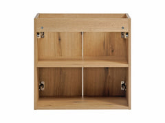 Badmöbel-Set BM235 - Nova Oak N - Coast Evoke Oak / Schwarz Matt