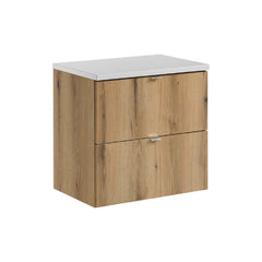 Badmöbel-Set BM232 - Nova Oak N - Coast Evoke Oak / Weiß Matt