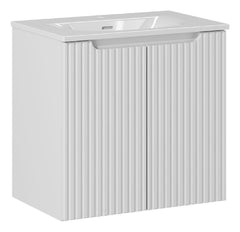 Badmöbel-Set BM114 -  Nova White N  - Weiß / Matt