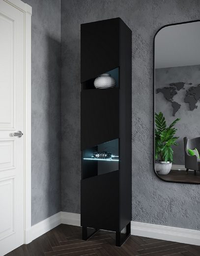 Vitrine - Präsentieren Sie Ihre Sammlerstücke stilvoll (Vitrine, 1-St., Premium -R6) - Milaros Markt
