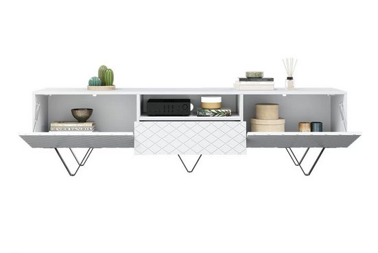 TV-Schrank - SCALIA - Modernes Design, das zu allen Dekoren passt. - Milaros Markt