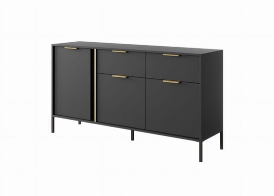 Wohnzimmer-Set - LARS - Moderne Wohnlösung LARS, (Komplett-Set, 4-St., Premium - Lars) - Milaros Markt