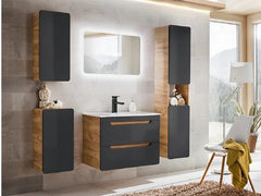 Badezimmer Hängeschrank - Aruba Cosmos - Kompaktes Top-Design. - Milaros Markt