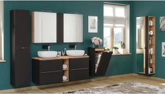 Badezimmer Hochschrank - Capri Cosmos - Stilvolle und platzsparende Aufbewahrung. - Milaros Markt