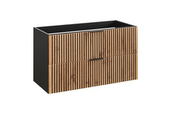 Badmöbel-Set BM169 -  Xilo X  - Wotan Oak / Gray Rock