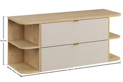 Waschbeckenunterschrank BM355 120 cm - Dalia Cashmere D - Kaschmir Matt
