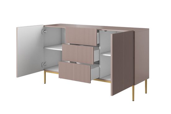 Kommode - NICOLE - Schicke Aufbewahrungslösung mit mehreren Schubladen. - Milaros Markt