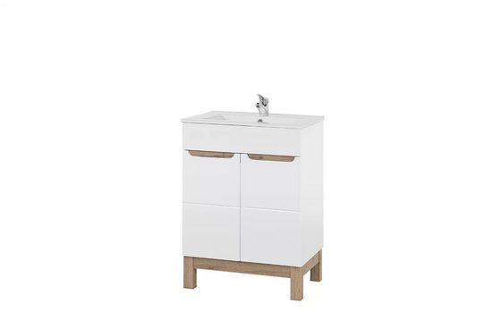 Badmöbel -Set - Bali White - Elegantes und praktisches Innendesign, das Platz spart. - Milaros Markt